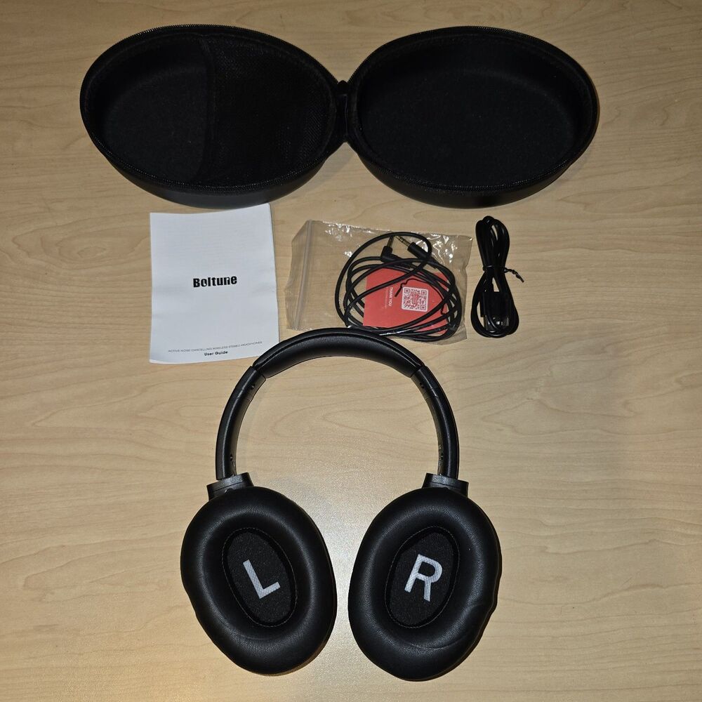 BOLTUNE Bluetooth Wireless Active Noise Cancelling Headphones BH010